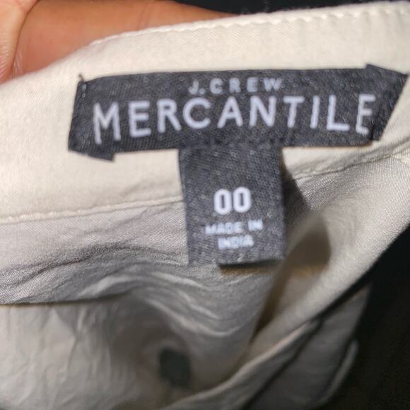 J. Crew Mercantile Long Sleeve 'Vintage Wrap Top' in 'Champagne'/Cream Size 00 - Picture 9 of 12